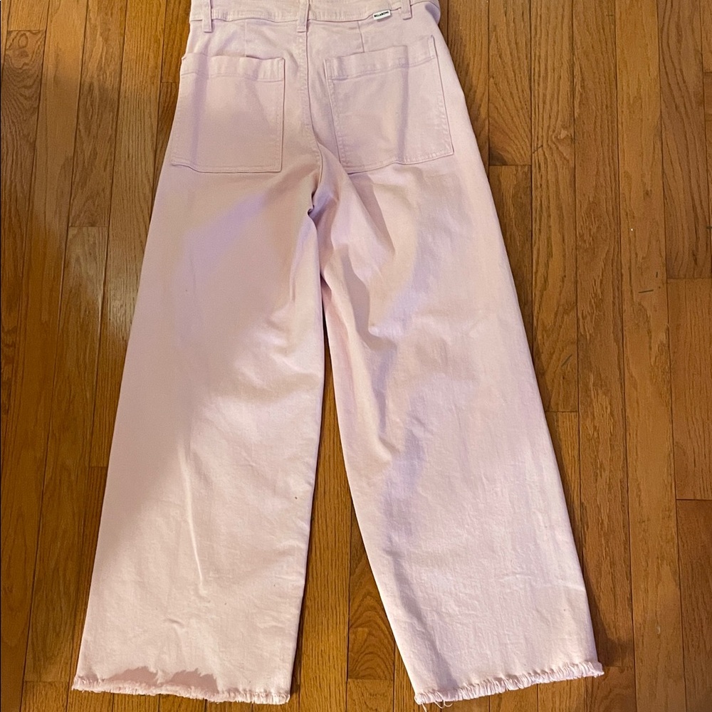Billabong Light Pink Wide Leg Jeans - Picture 10 of 10